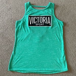 Victoria’s Secret Sport Logo Tank Top with Banded Back sz M